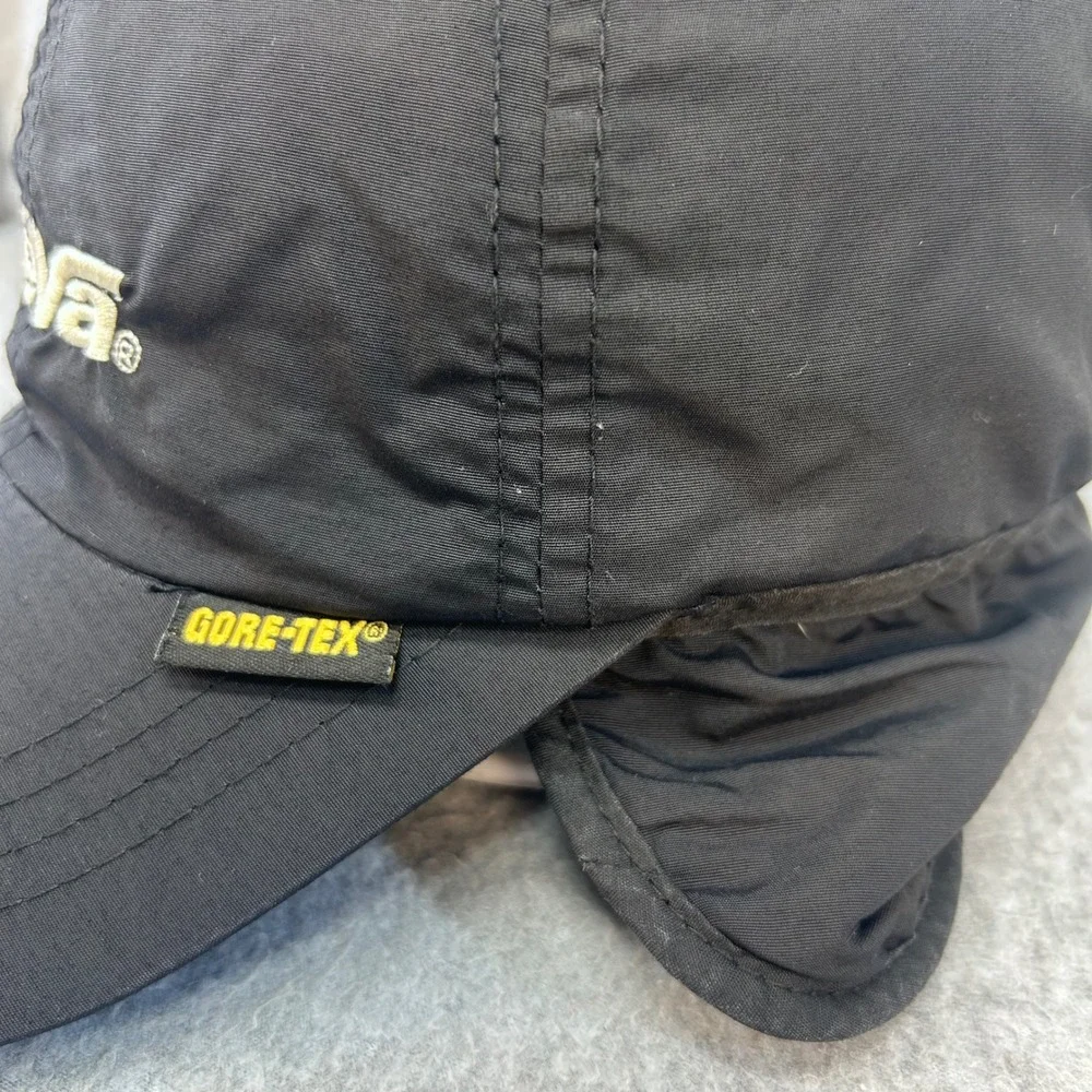 Teva Logo Mens Black Teva Hat Gore-Tex Ear Flap Adjustable OSFM
